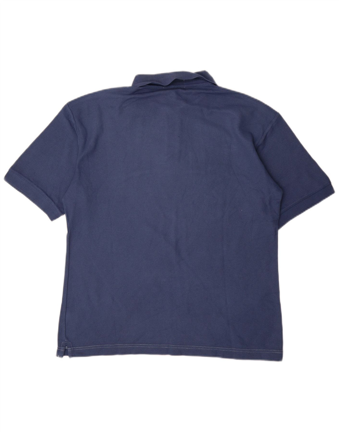 FILA Mens Polo Shirt IT 48 Medium Navy Blue Cotton