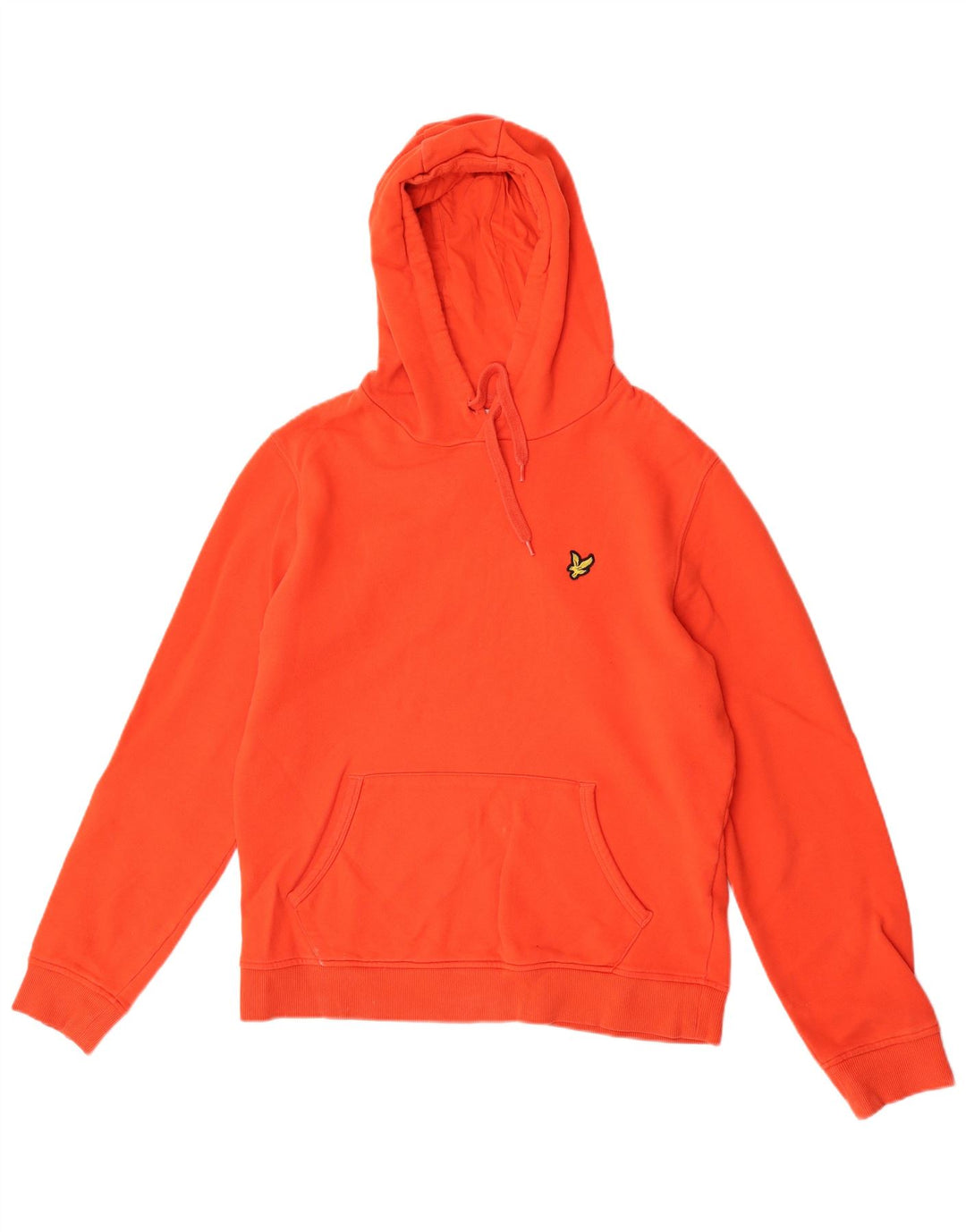 Pulover Lyle & Scott pentru bărbați, bumbac portocaliu mediu