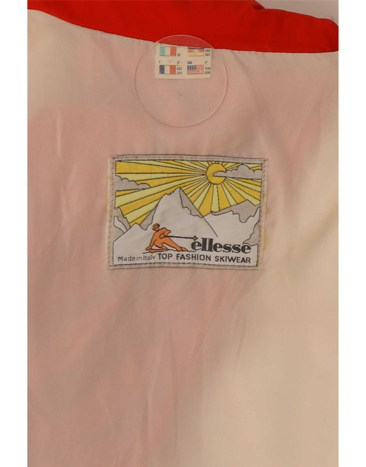 Jachetă de schi căptușită cu glugă pentru bărbați Ellesse IT 50 Large Red