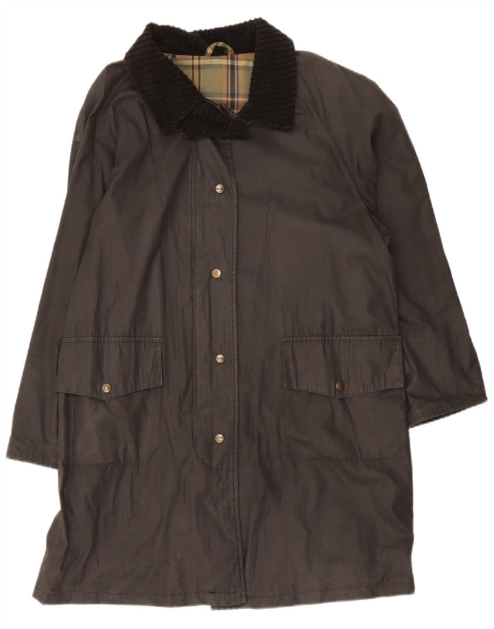 Blarney Woolen Mills pardesiu supradimensionat pentru femei UK 16 mare gri