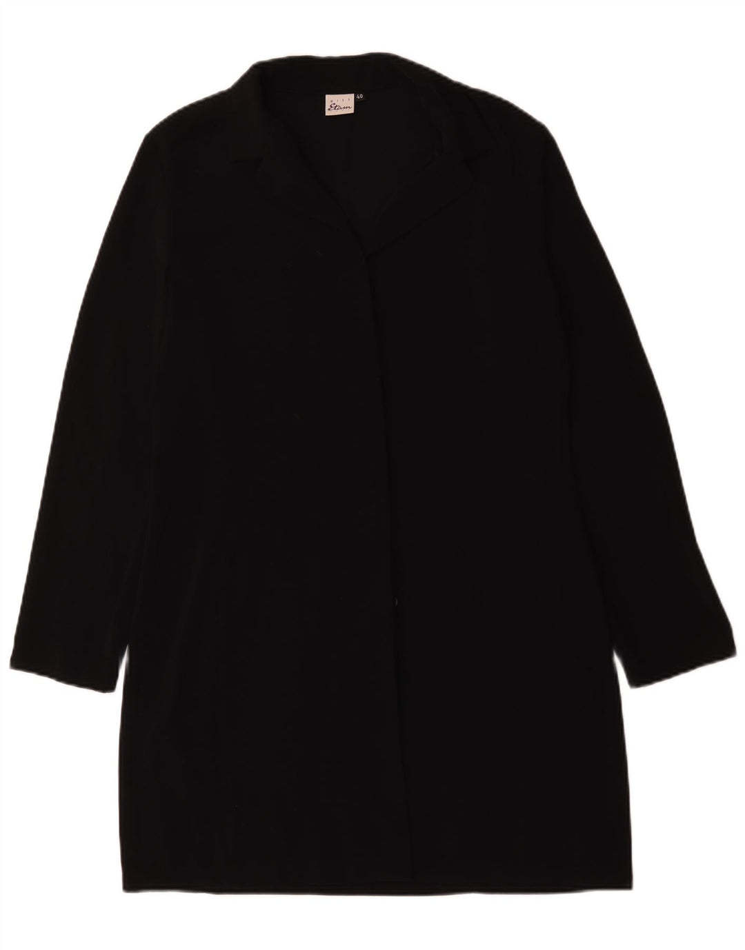 Pardesiu vintage pentru femei EU 40 Poliester mediu negru