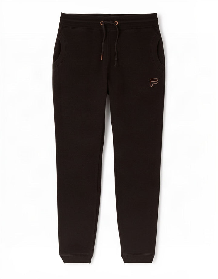 Pantaloni de trening Fila Barbati Joggeri Poliester Negru Mici