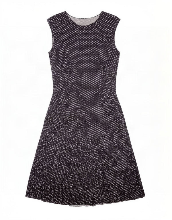 Rochie maxi fără mâneci pentru femei Marks & Spencer UK 14 mare bleumarin cu pete