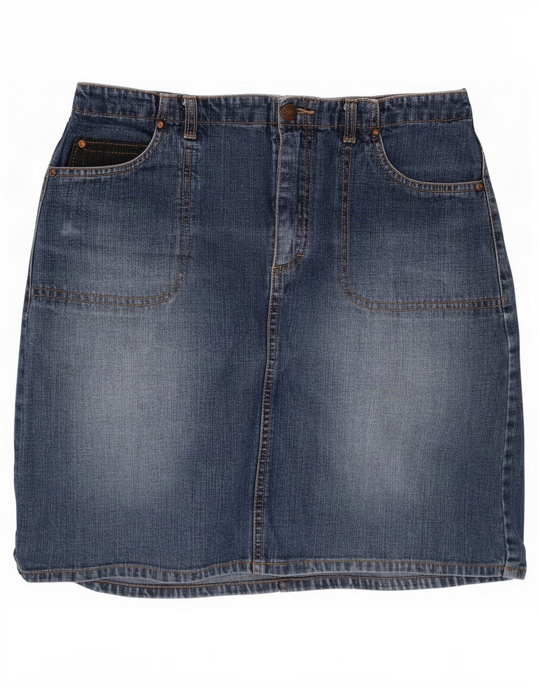 Fusta Mini Denim Esprit Femei EU 36 Small W26 Bumbac Albastru