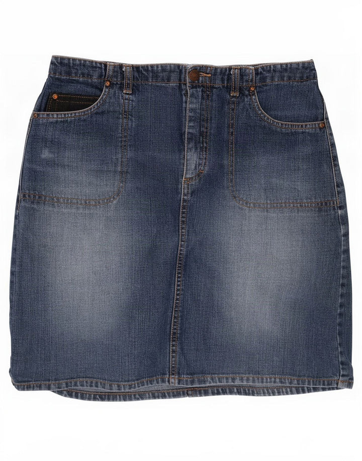 Fusta Mini Denim Esprit Femei EU 36 Small W26 Bumbac Albastru