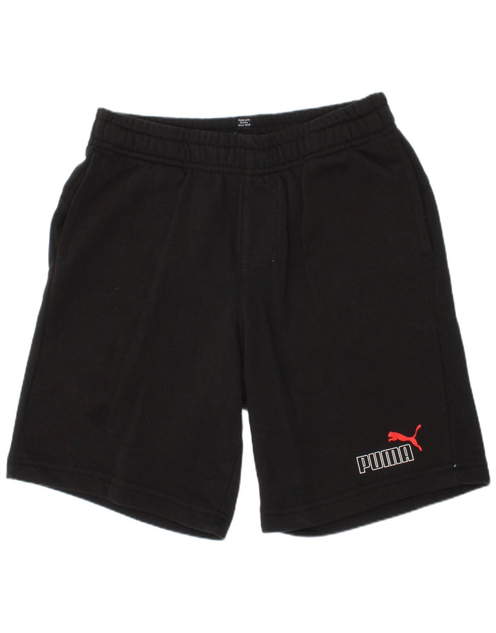 Pantaloni scurți sport Puma pentru băieți 11-12 ani, negru