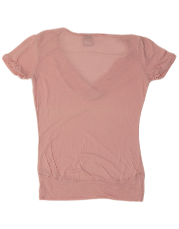 Nike Womens T-Shirt Top UK 8/10 Small Pink