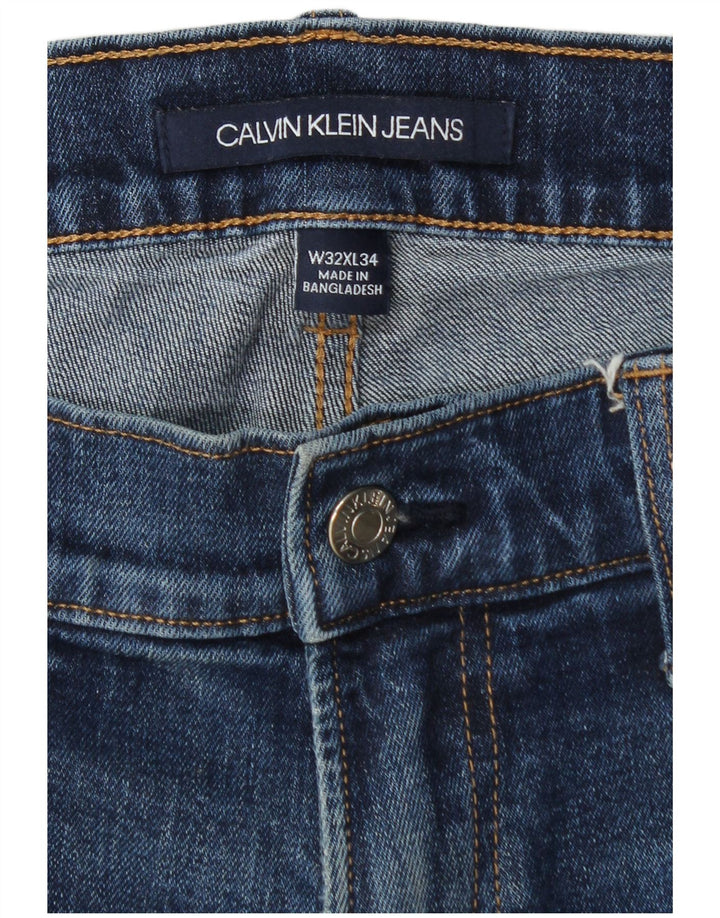 Blugi slim pentru bărbați Calvin Klein W32 L34 Bumbac albastru