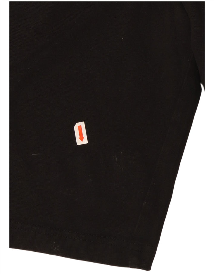 Pantaloni scurti sport Puma pentru bărbați, bumbac negru mic