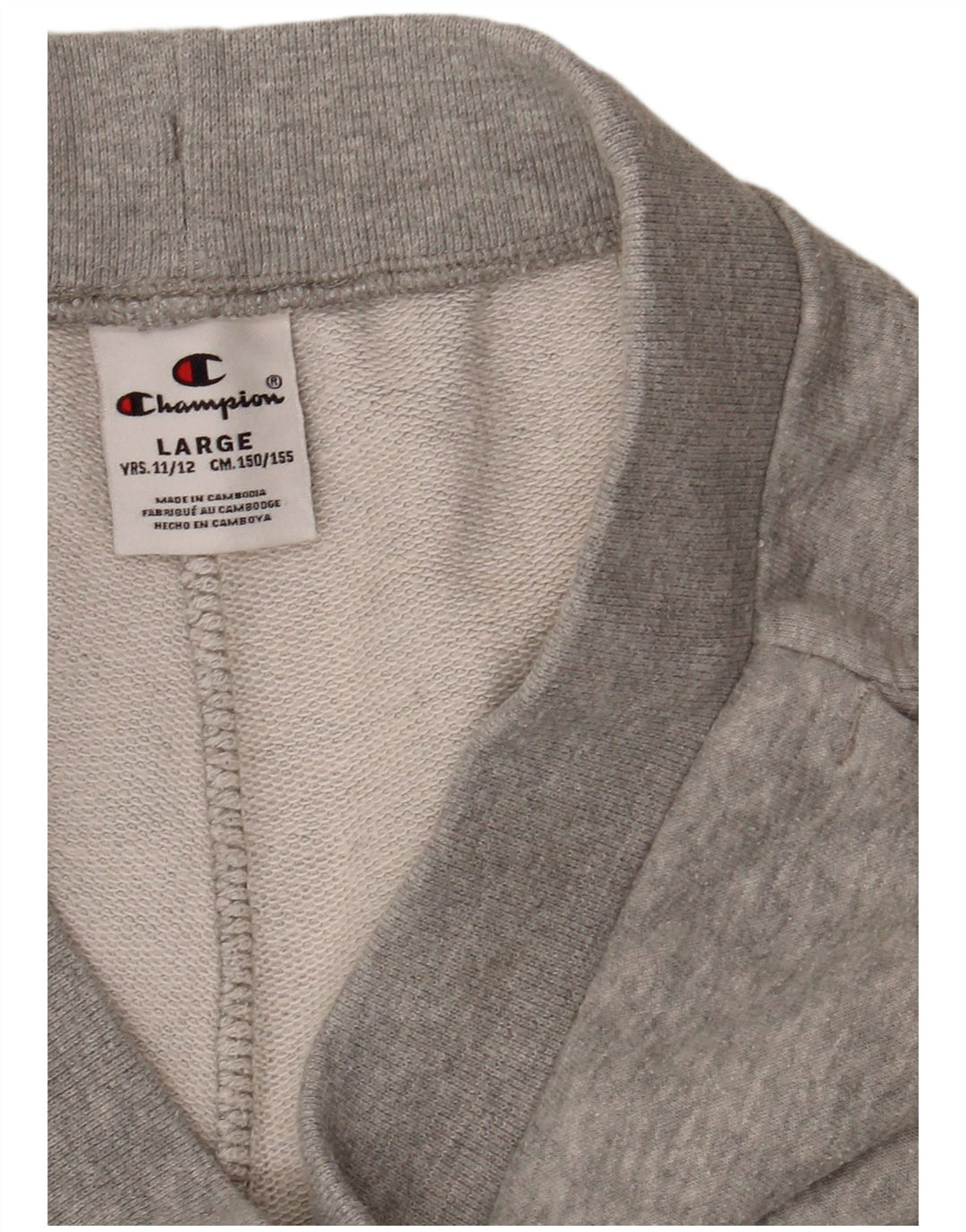 Pantaloni scurți sport grafic pentru băieți CHAMPION 11-12 ani mari, gri