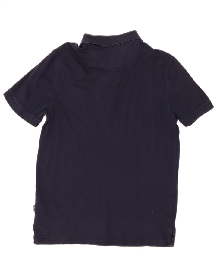 Cămașă polo Calvin Klein pentru bărbați, bumbac, albastru bleumarin