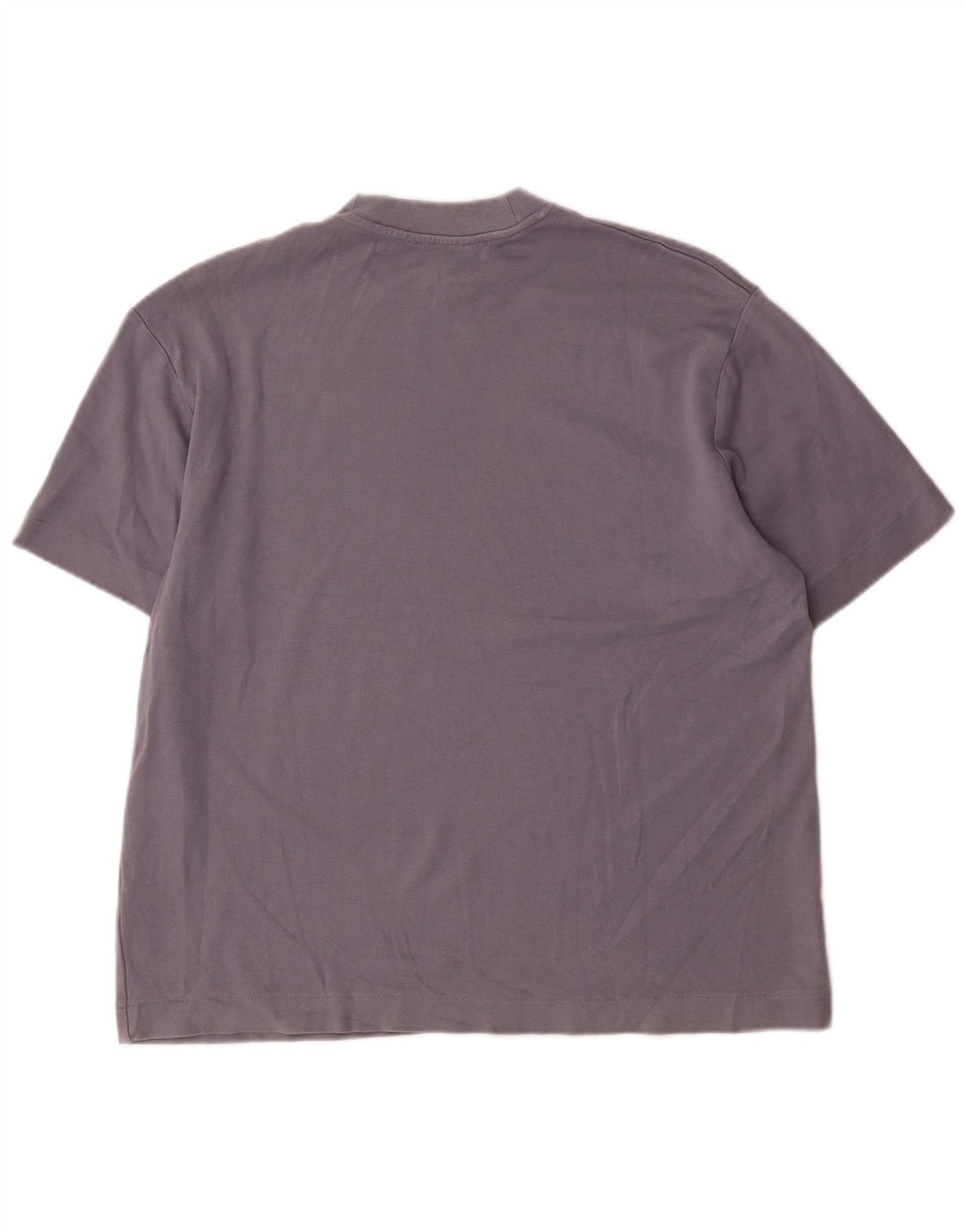 Tricou pentru bărbați Zara Top din bumbac albastru mediu