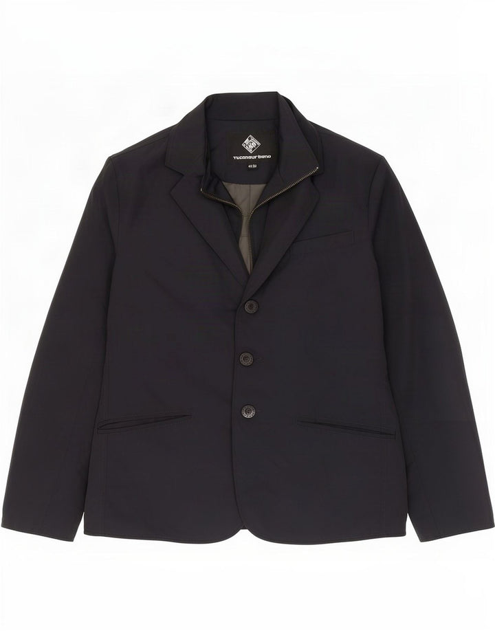 Sacou Tucano Urbano pentru bărbați, cu 3 nasturi, IT 44 XS, poliester negru