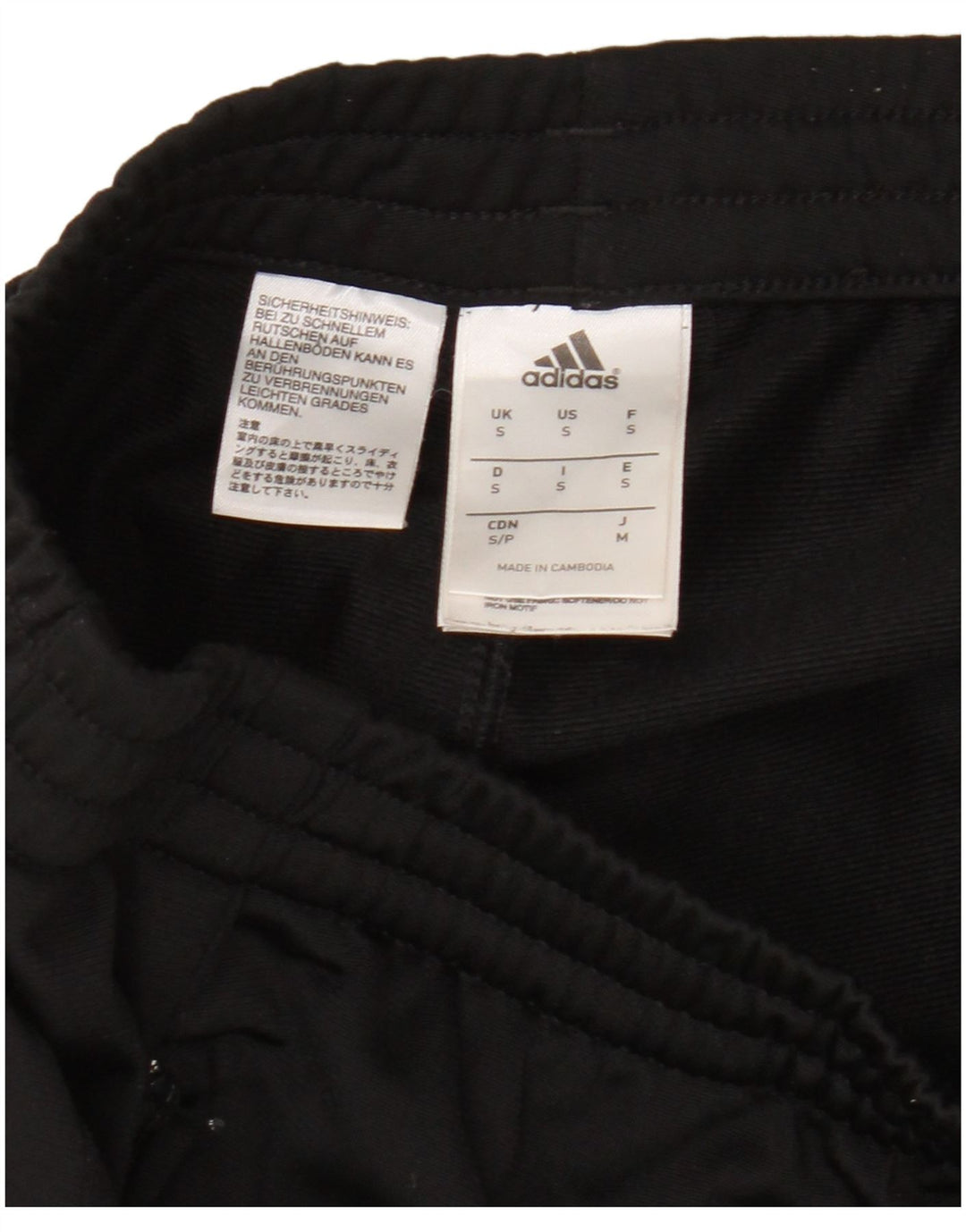 Pantaloni de trening pentru bărbați Adidas Pantaloni de jogging Mici Poliester negru