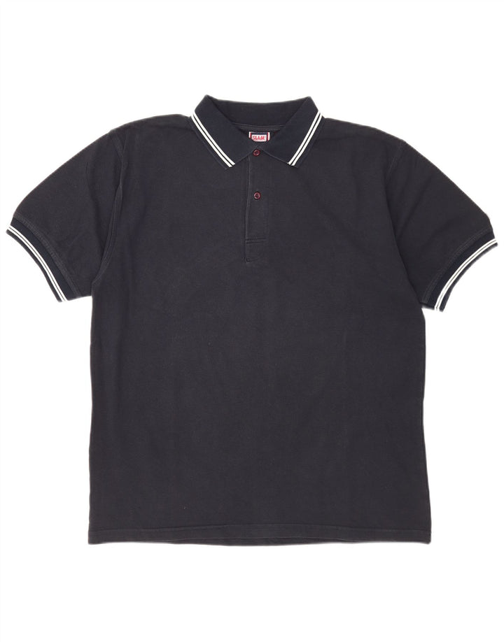 Tricou polo pentru bărbați Slam, mare, bleumarin, bumbac