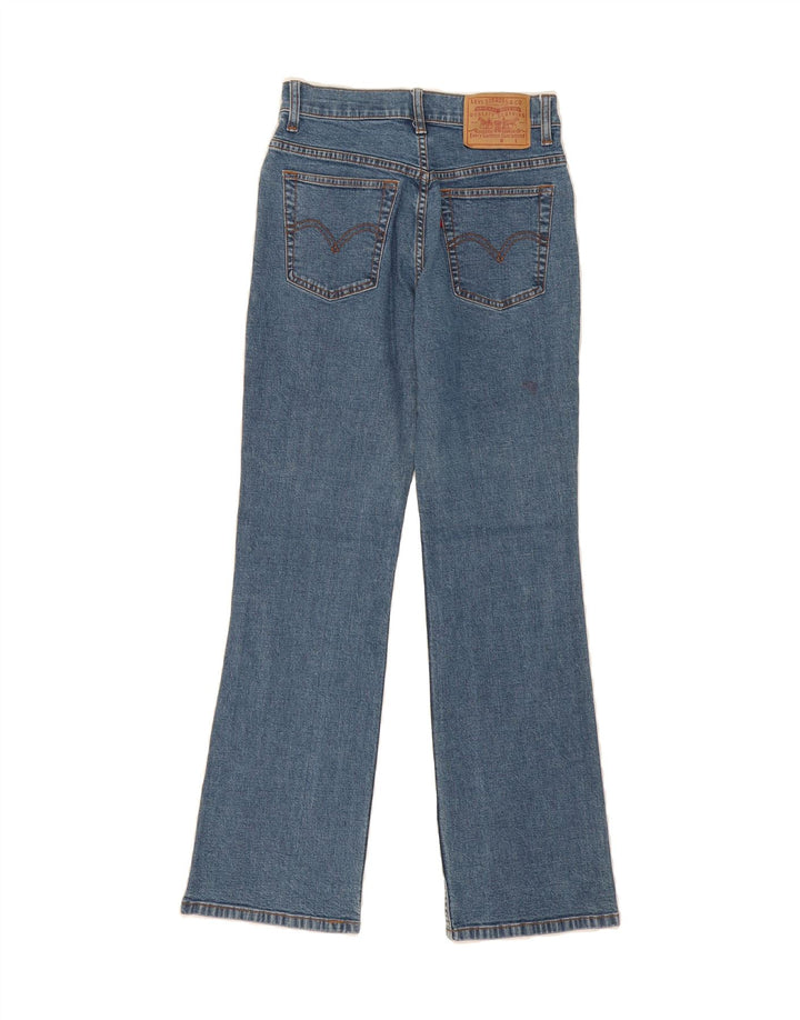 LEVI'S Womens Straight Jeans US 5 Medium W26 L30 Blue Cotton Vintage Levi's and Second-Hand Levi's from Messina Hembry 