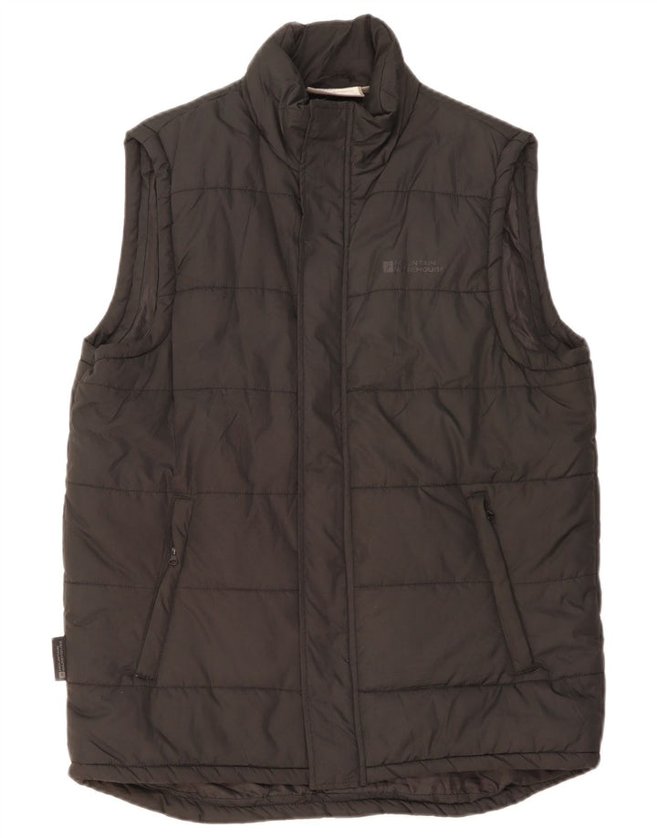 MOUNTAIN WAREHOUSE Gilet căptușit pentru bărbați UK 38 Poliester mediu negru