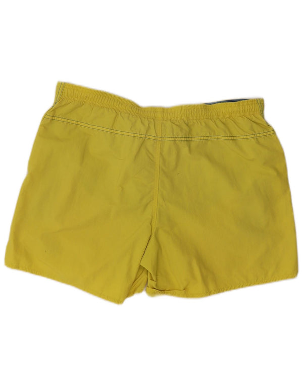 Pantaloni scurți de înot Adidas pentru bărbați, nailon galben mediu