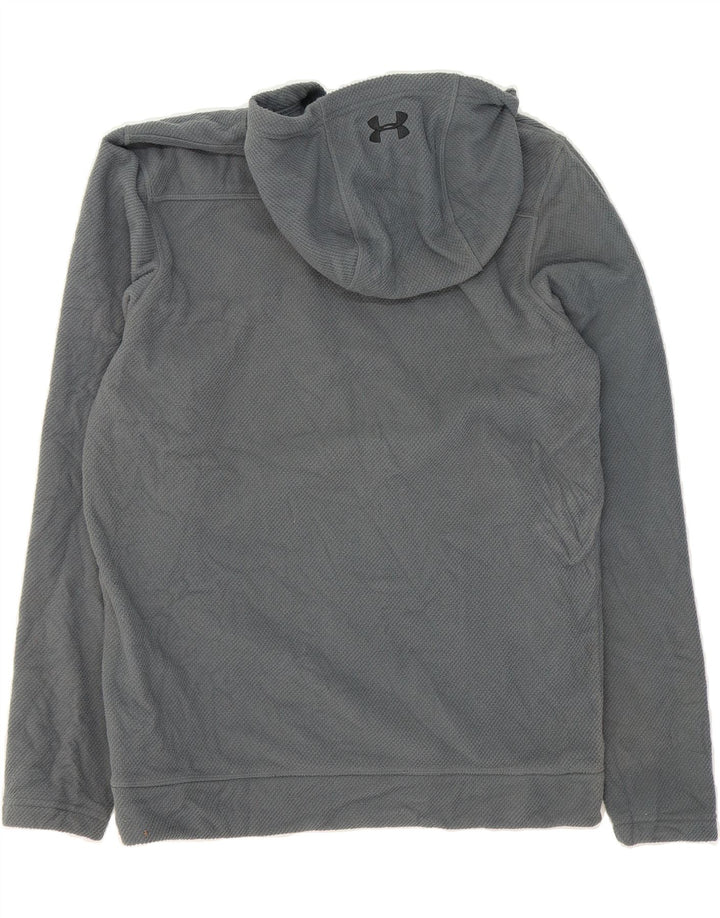 UNDER ARMOUR Mens Hoodie Jumper Medium Grey Polyester Vintage Under Armour and Second-Hand Under Armour from Messina Hembry 