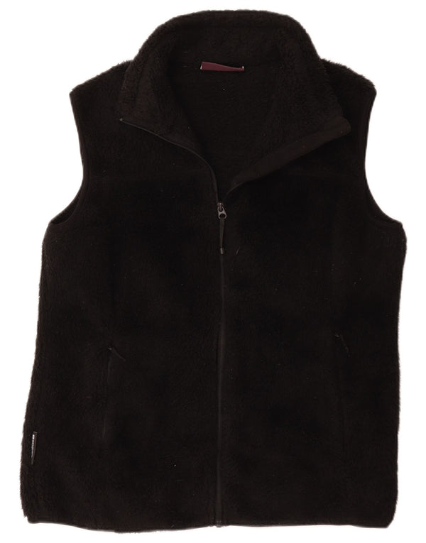 Gilet din lână pentru femei Mountain Warehouse UK 16 Poliester negru mare