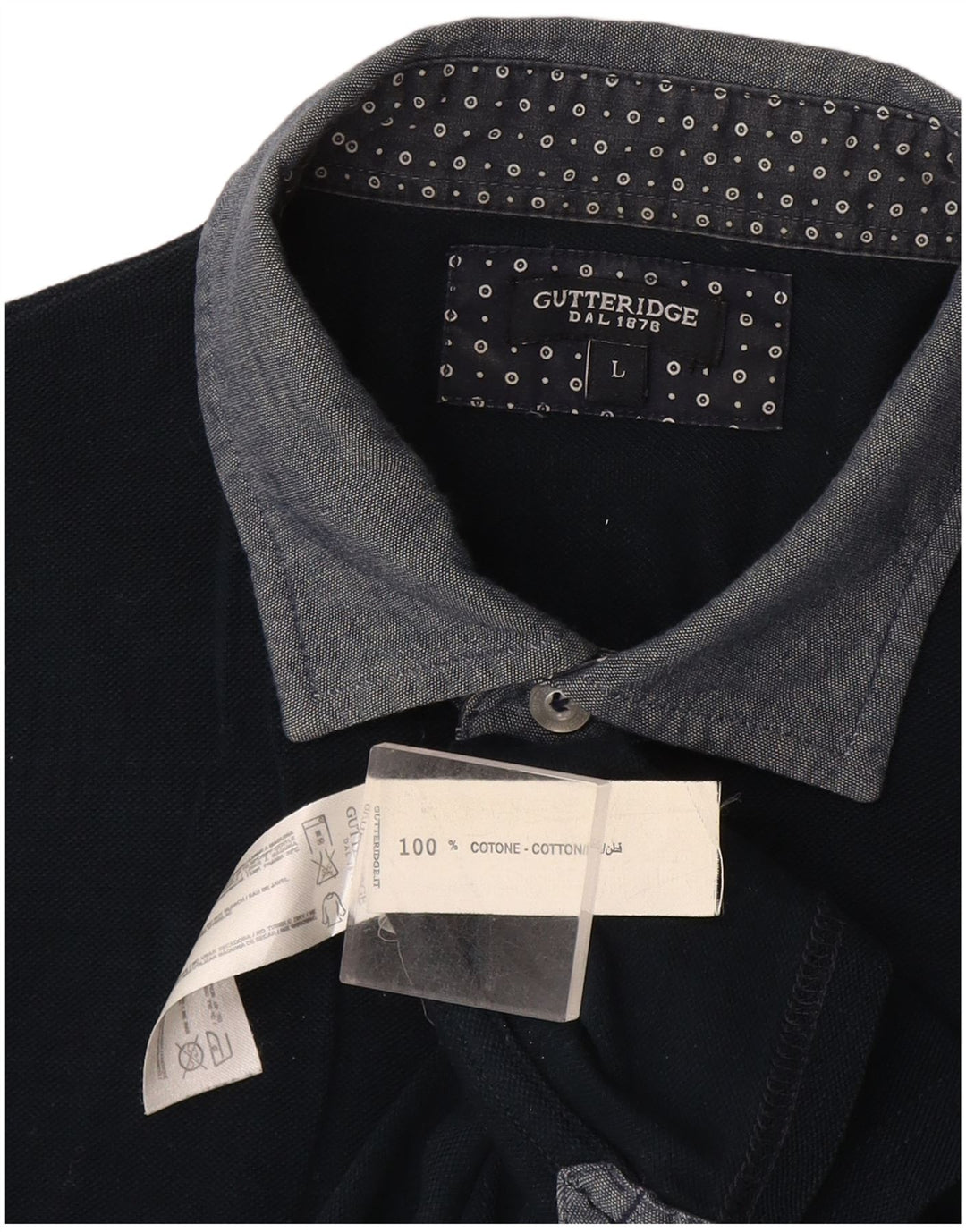 Tricou polo pentru bărbați Gutteridge, mare, bleumarin, bumbac