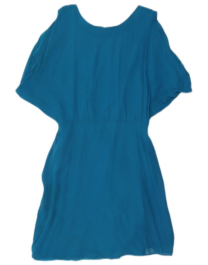 Stefanel Rochie A-Line pentru Femei, supradimensionata, cu umeri, US 8 Medium Blue