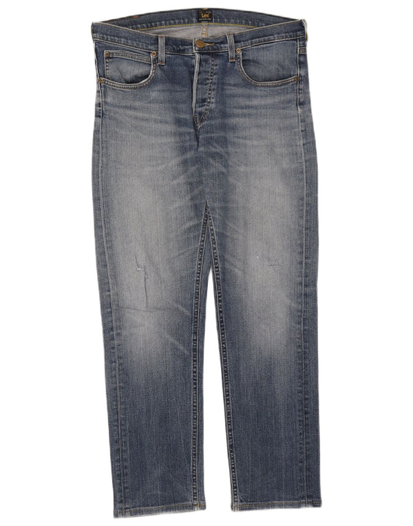 Blugi Lee Daren Straight pentru femei W34 L30 Bumbac albastru
