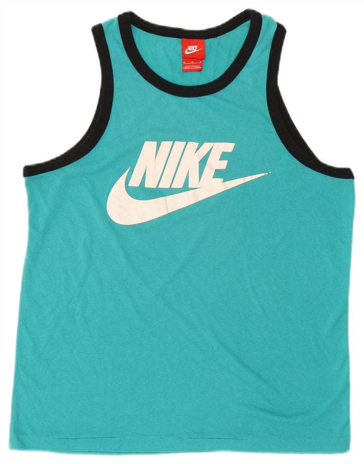 Top cu vestă grafică Nike pentru femei UK 14 Medium Blue
