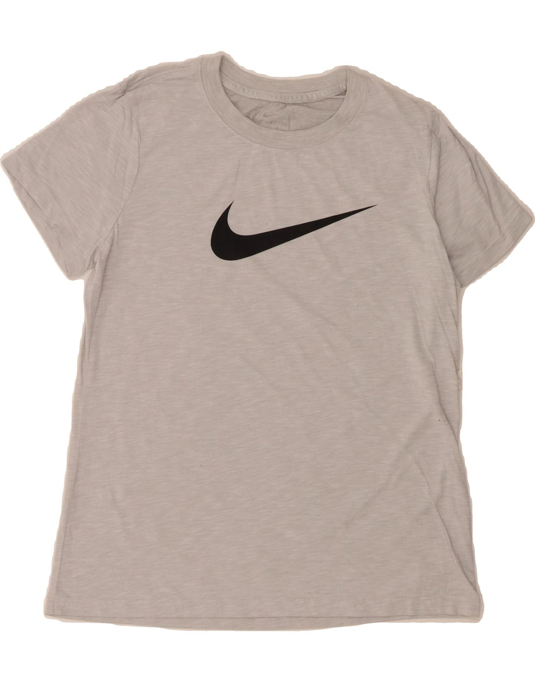 NIKE Womens Graphic T-Shirt Top UK 10 Small Grey Vintage Nike and Second-Hand Nike from Messina Hembry 