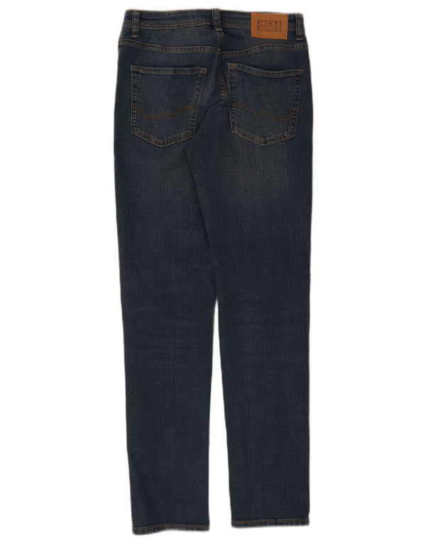 Jack & Jones Blugi GLENN Slim pentru baieti 12-13 ani W26 L29 albastru bumbac