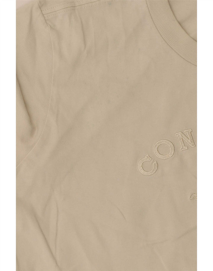 Top tricou Converse pentru femei UK 12 Medium Beige Bumbac