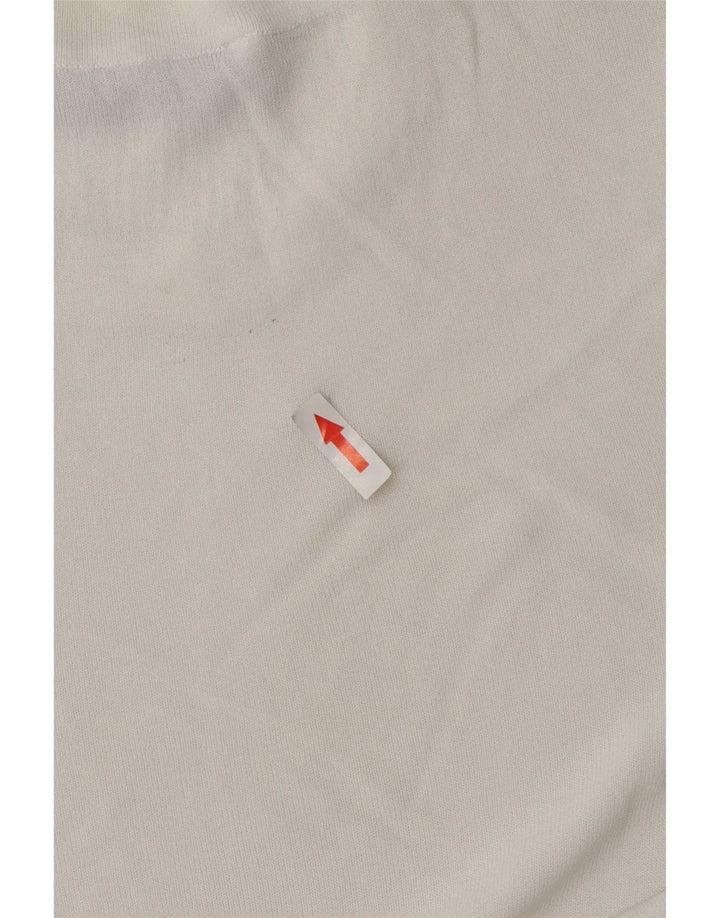 Tricou pentru femei Zara UK 12 Medium White Viscose