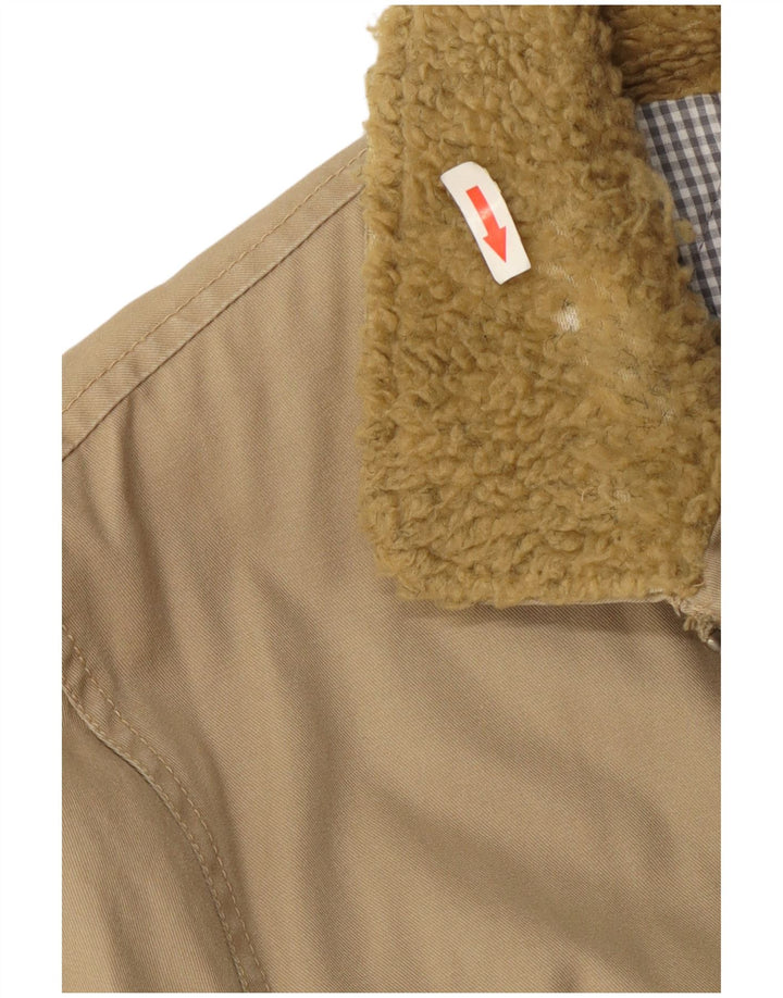 Jachetă de vânt pentru bărbați French Connection UK 42 XL bumbac bej