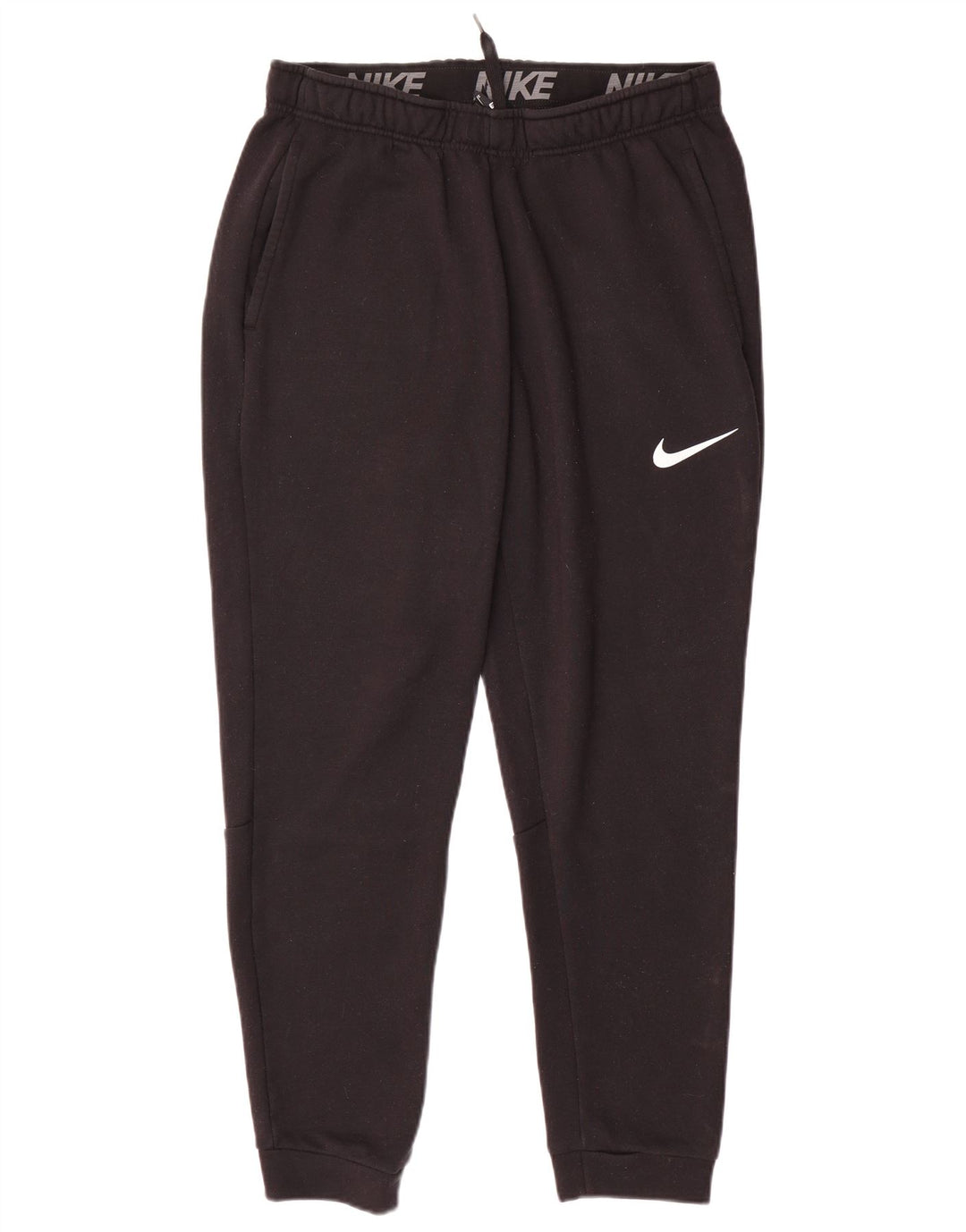 Pantaloni de trening Nike pentru bărbați Dri Fit Pantaloni de jogging, poliester mediu negru