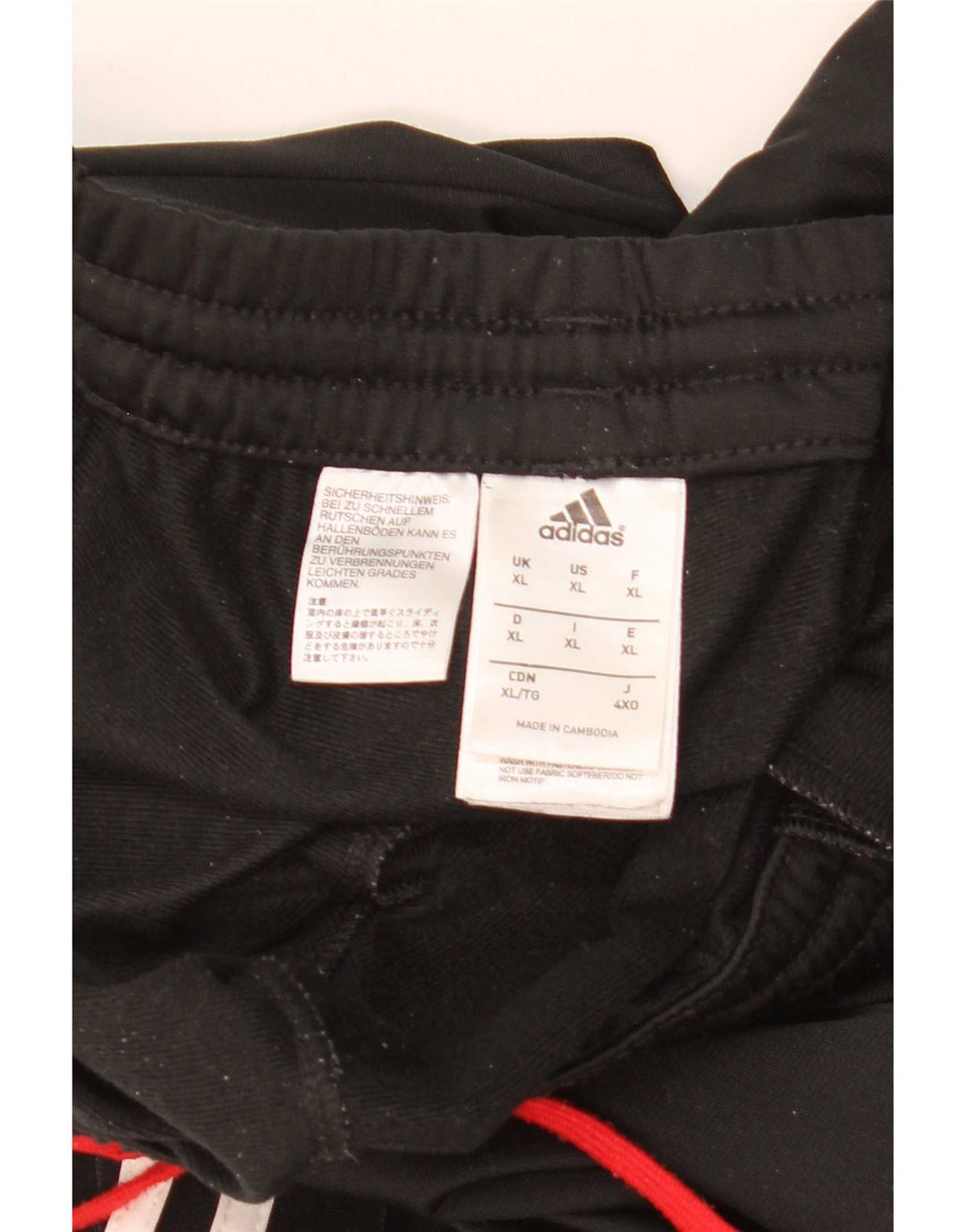 Pantaloni de trening pentru bărbați Adidas Pantaloni de jogging XL Poliester negru