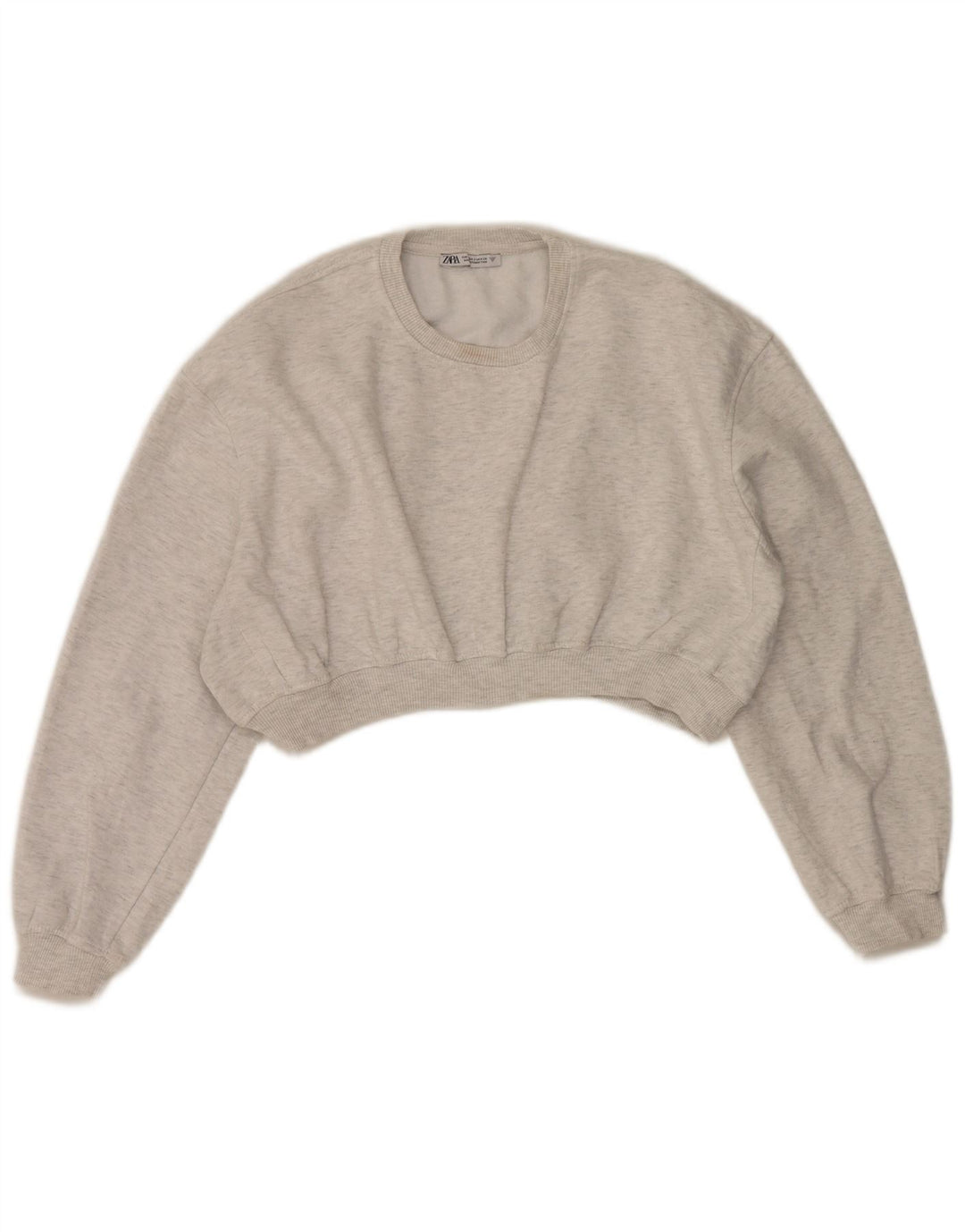 Pulover oversize pentru femei Zara UK 10 Mic, gri, pete