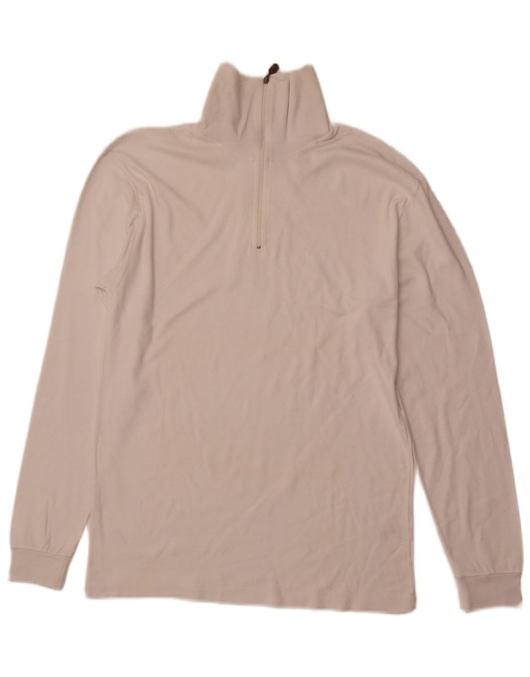 CONTE OF FLORENCE Top de trening pentru femei, cu fermoar și gât, cu pulover IT 52 2XL Alb