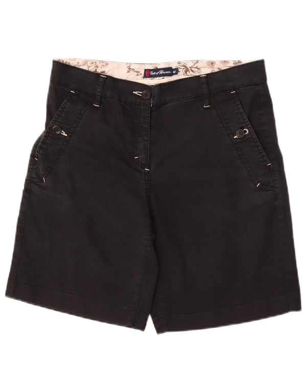Pantaloni scurti chino pentru femei Conte of Florence IT 42 Medium W28 Bumbac negru