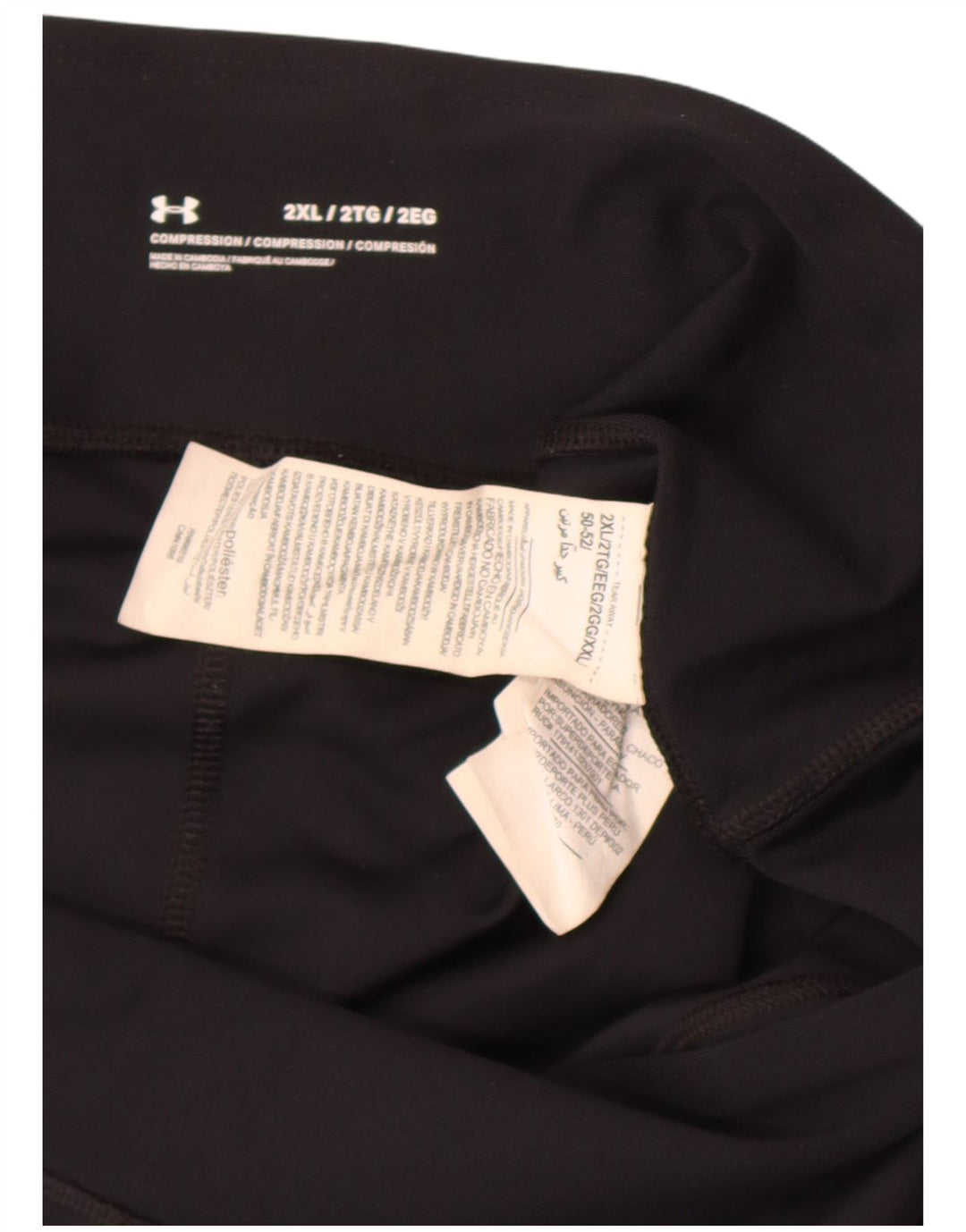 Leggings Capri Under Armour pentru femei UK 20 2XL Poliester negru