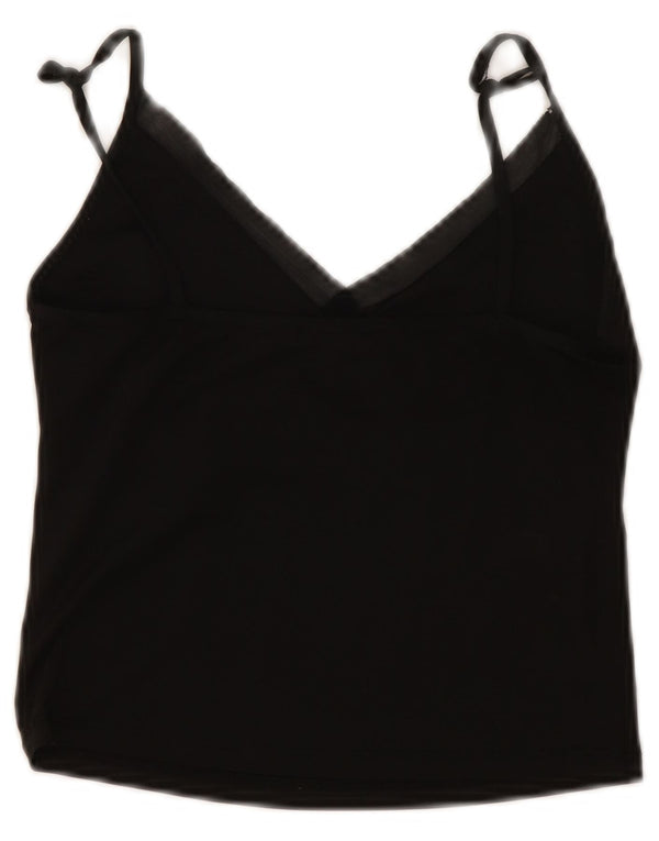 Top Crop pentru femei Zara UK 8 Small Black