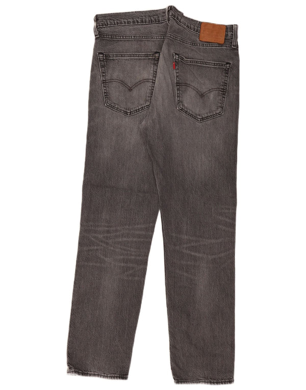 Blugi conici pentru bărbați LEVI'S 502 W36 L32 bumbac gri