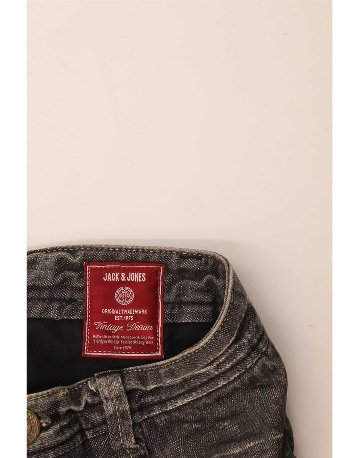 Blugi drepți pentru bărbați Jack & Jones W30 L32 gri