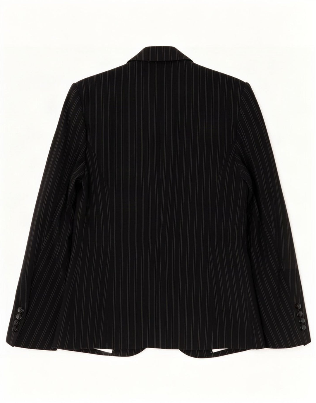 Jachetă pentru femei Marks & Spencer cu 1 buton, UK 12 Medium Black Pinstripe