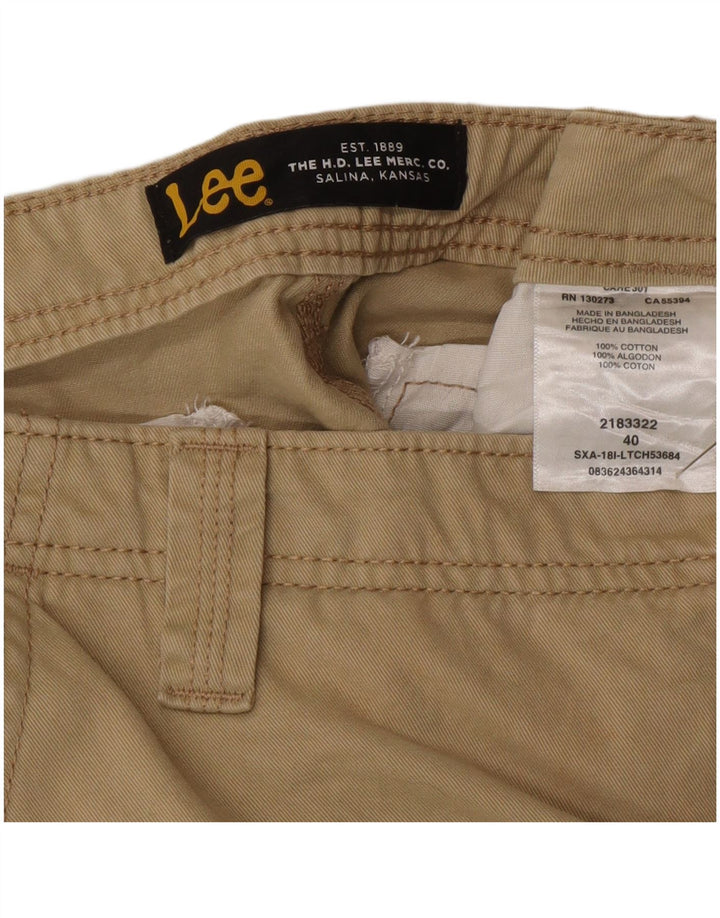 Pantaloni scurți cargo pentru bărbați Lee W40 XL din bumbac kaki