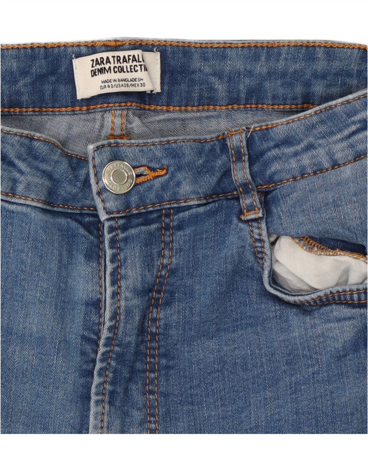 Blugi skinny dama Zara EU 40 Medium W30 L27 Albastru