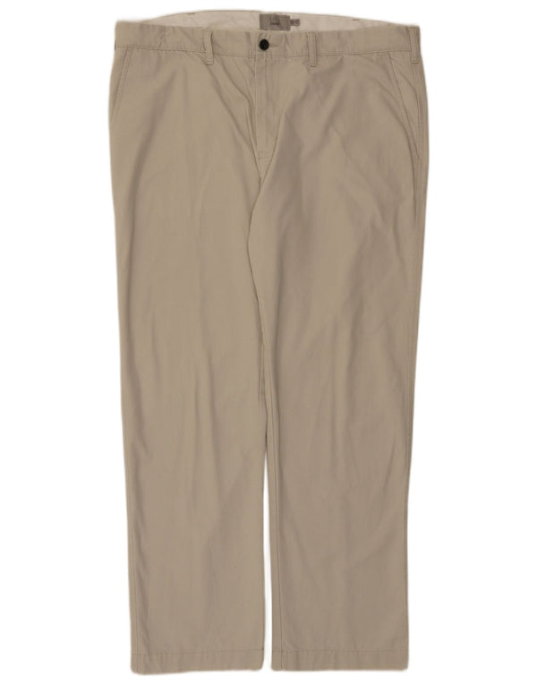 Pantaloni chino drepți pentru bărbați Marks & Spencer L40 L31 bumbac bej