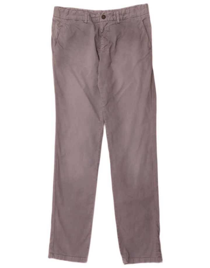 Pantaloni chino subțiri pentru bărbați Iceberg IT 48 Medium L32 L34 Bumbac gri