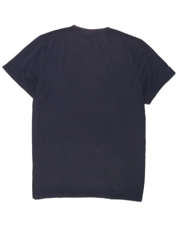 Tricou Abercrombie & Fitch pentru bărbați Muscle Graphic Top 2XL Bumbac bleumarin