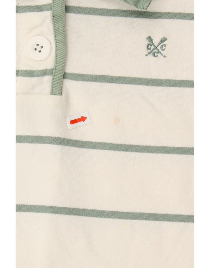 CREW CLOTHING Hanorac pentru femei Pulover UK 16, mare, alb, cu dungi