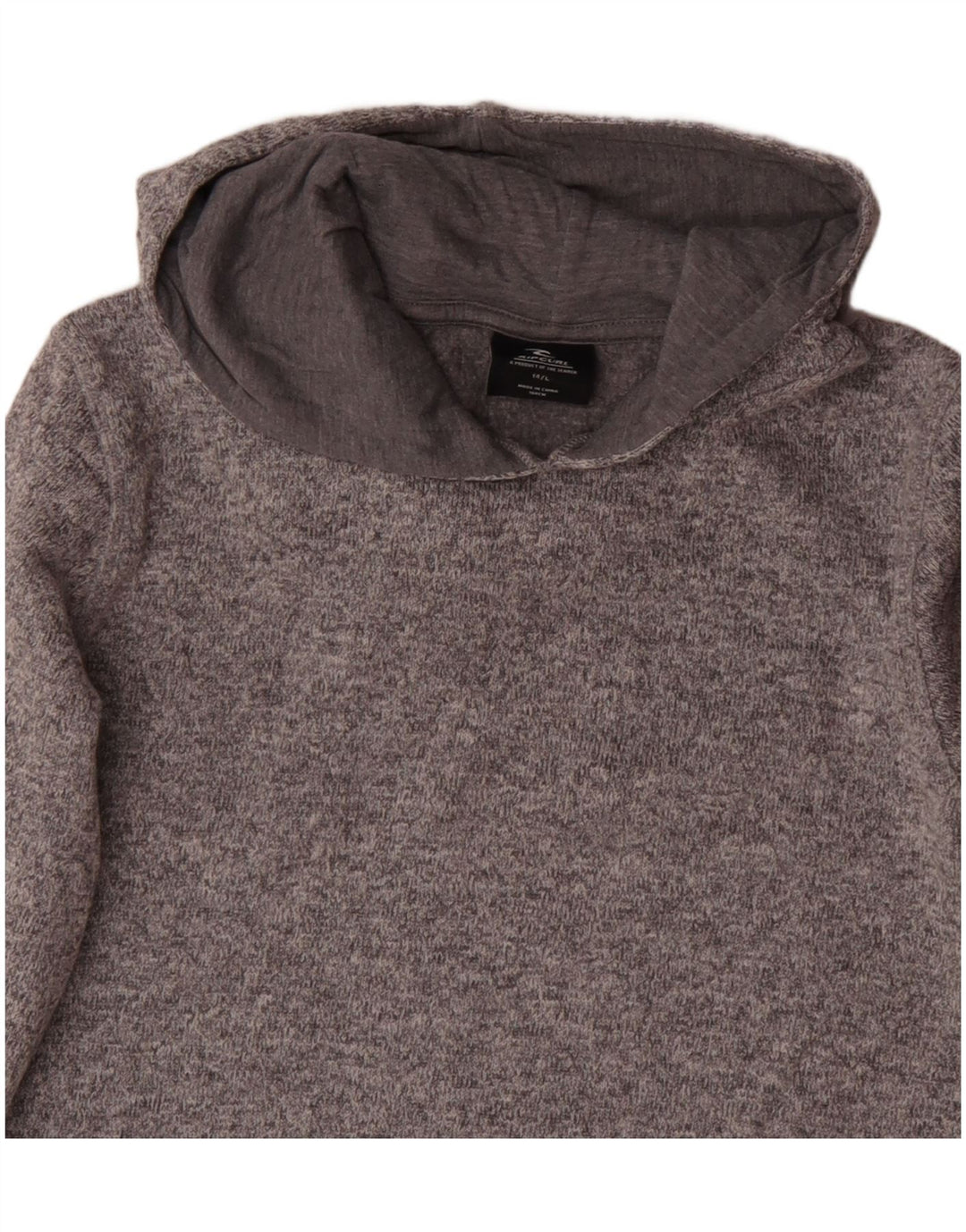 Pulover cu glugă Rip Curl pentru femei UK 14 Large Gri
